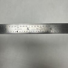 Vintage Starrett No. 321R 12” Flexible Steel Rule Made In USA picture