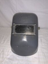 Gray Welding Helmet- One Setting-Lincoln Electric-Vintage Used picture