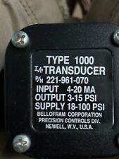 Bellofram 221-961-070-000 Transducer Type 1000 picture
