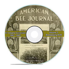 American Bee Journal, Vintage Honey Bee Care Newspaper, 1861-1921, 61 years, V59 picture