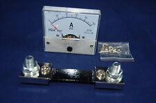 DC 100A Analog Ammeter Panel AMP Current Meter 85C1 0-100A DC with Shunt picture