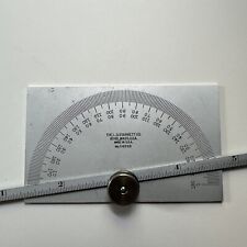 Vintage Starrett No. C493B Protractor/Depth Gage Made in USA  picture