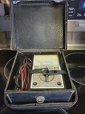 AMPROBE.instruments OHMS 50 5000V Tester W/ Original Case & Probes Vintage picture
