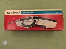 Vintage DYMO Deluxe Typewriter Kit 1570 Embosser    Works ...Cutter Sticks a bit picture