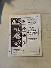 Vintage AGWAY Model No. 82-5213 Riding Mower Tractor Owners Manual picture