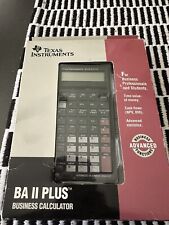 VINTAGE Texas Instruments BA II Plus Advanced  Financial Calculator  Open Box picture